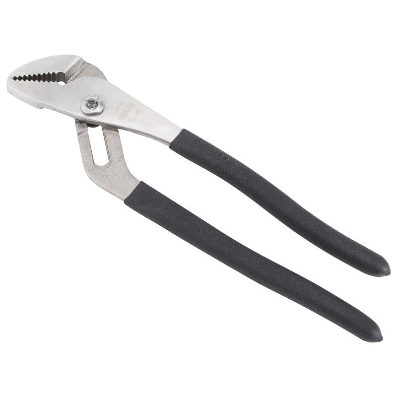 Vulcan JL-NP011 Groove Joint Plier, 10 in OAL, 1-3/8 in Jaw, Black Handle, Non-Slip Handle, 1-3/8 in W Jaw