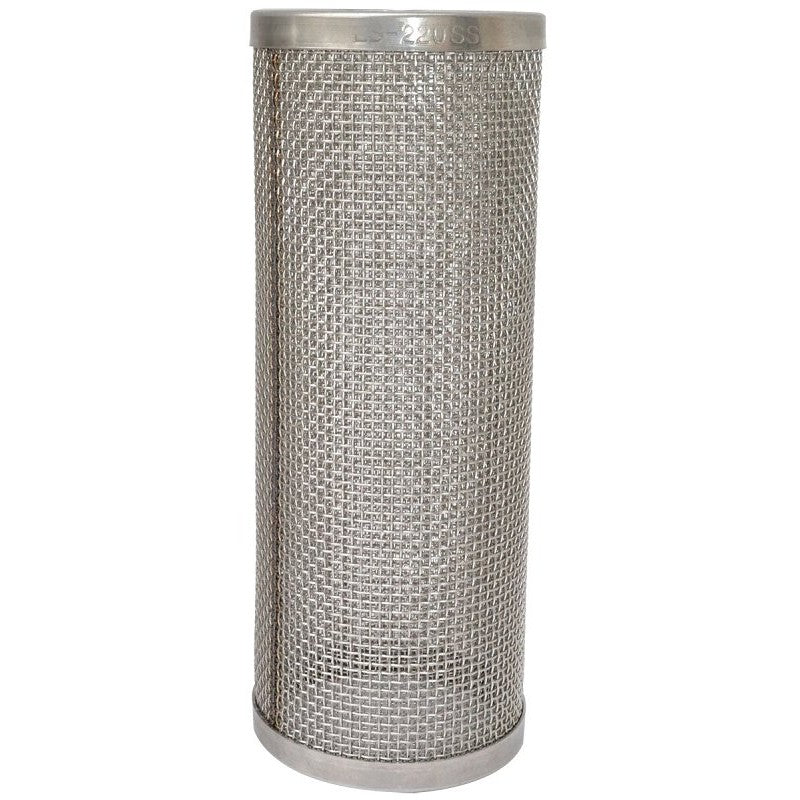 Banjo P Series LS250 Mesh Screen, 2-19/32 in Dia, 50 Mesh, Poly/Stainless Steel, Gentian Blue