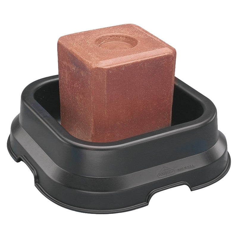 Fortex-Fortiflex SBP-10 Block Pan, Polyethylene/Rubber, Black