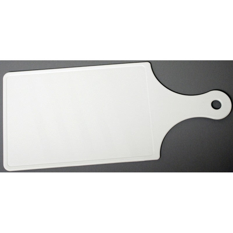Chef Craft 20965 Cutting Board, 12 in L, 5 in W, Plastic, White