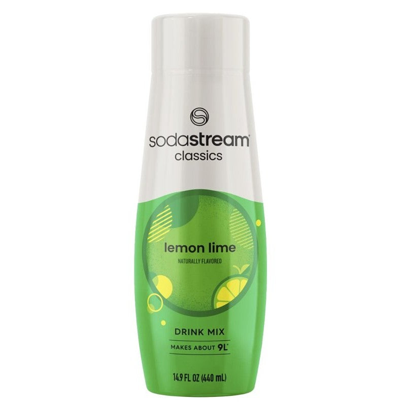 Sodastream Classics 1424226012 Soda Drink Mix, Water, Lemon Lime, 14.9 fl-oz Bottle