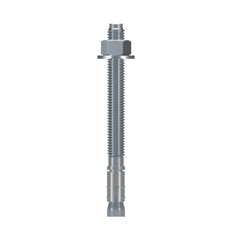 Simpson Strong-Tie Strong-Bolt 2 STB2-50512P1 Wedge Anchor, 1/2 in Dia, 5-1/2 in L, Carbon Steel, Zinc (Pack of 20)