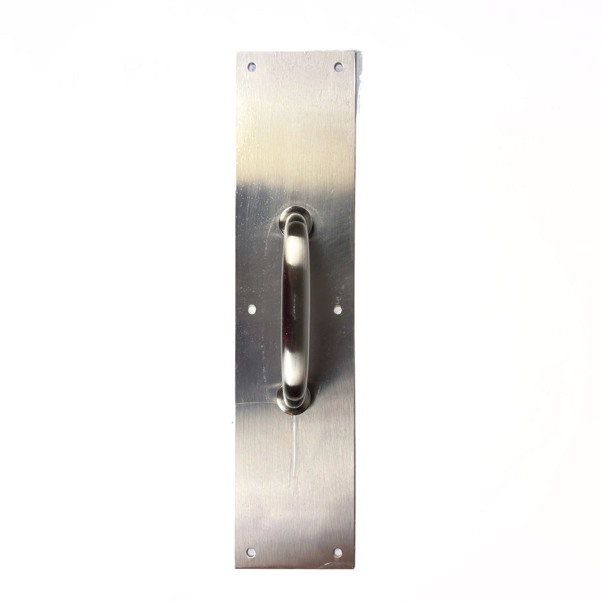 Pull Plate 3-1/2 By 15 Inch Satin Nickel Anodized Aluminum