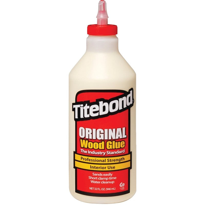 Titebond 5065 Wood Glue, Yellow, 1 qt Bottle