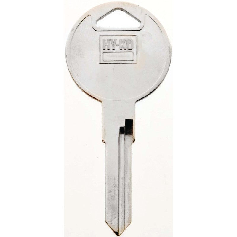 Hy-Ko 11010V37 Automotive Key Blank, Brass, Nickel, For: Volkswagen Vehicle Locks, V37 Key Number (Pack of 10)