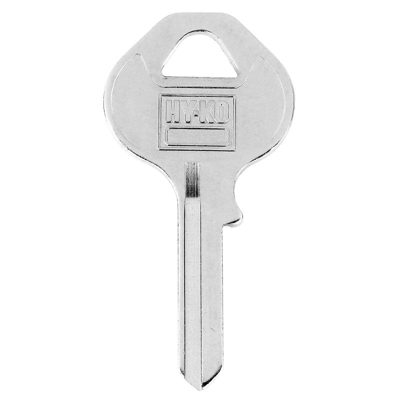 Hy-Ko 11010MH4 Key Blank, Brass, Nickel-Plated, For: Master MH4 Locks (Pack of 10)