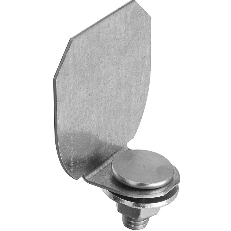 National Hardware N193-839 Round Rail End Cap, Steel, Galvanized
