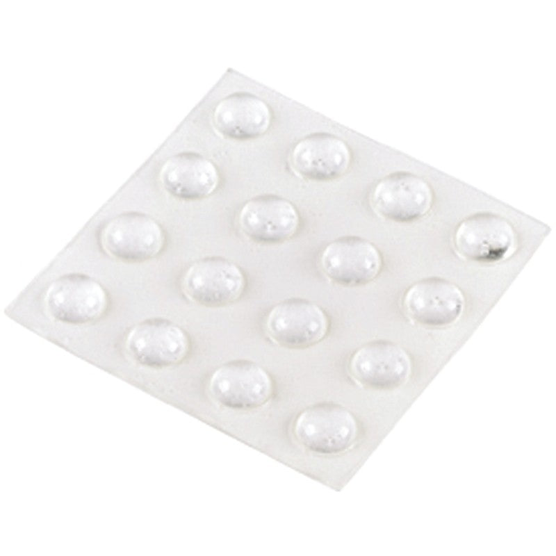 Shepherd Hardware 9964 Furniture Pad, Vinyl, Clear, 3/8 in Dia, 1/4 in Thick, Round