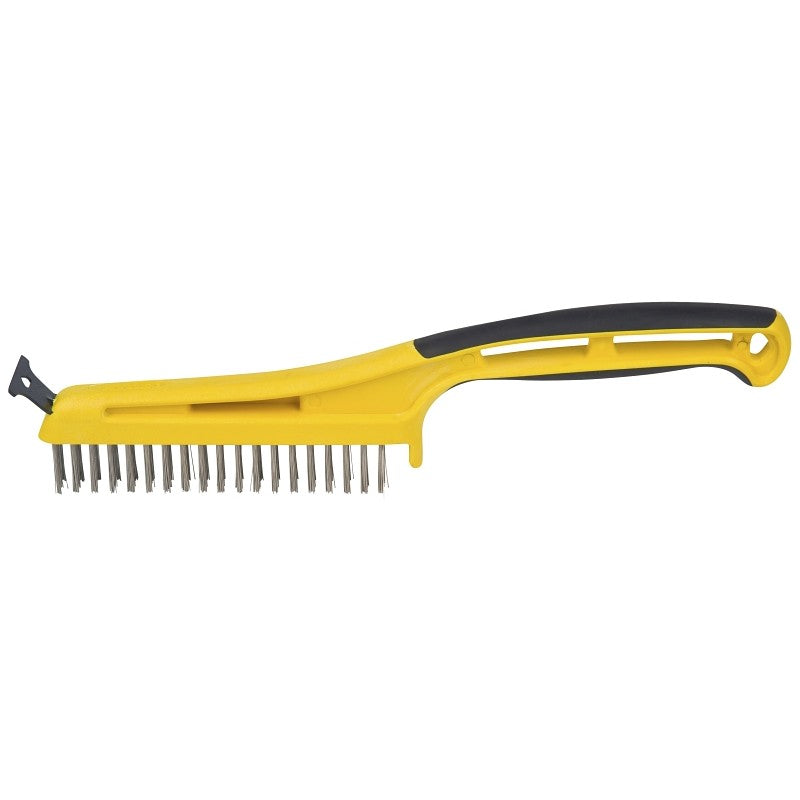 Hyde 46810 Stripping Brush, 1 in L Trim, Stainless Steel Bristle, 5-1/4 in W Brush