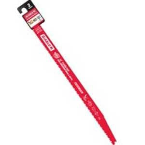 Diablo DS1214AFC2 Reciprocating Saw Blade, Applicable Materials: Metal, Nail-Embedded Wood, 12 in L, 10/14 TPI