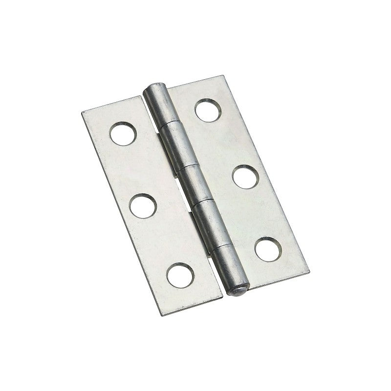 National Hardware N146-258 Utility Hinge, 1-11/16 in L x 2-1/2 in W Dimensions, 0.128 in Dia Pin, 2-1/2 in W Frame Leaf