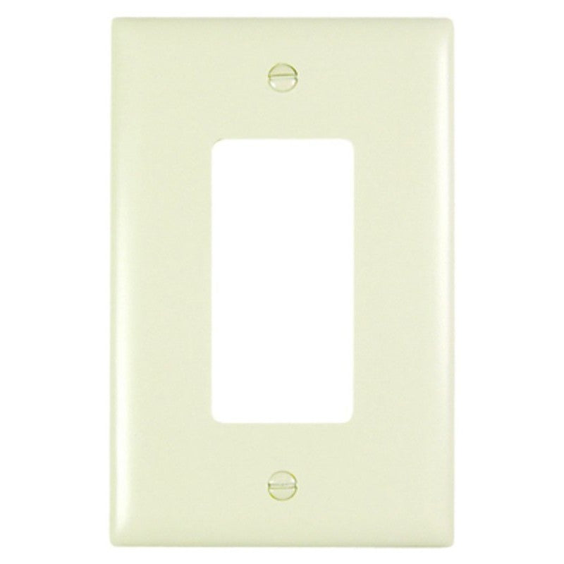 Legrand TradeMaster TPJ26LA Wallplate, 5.06 in L, 3.31 in W, 1 -Gang, Nylon, Light Almond