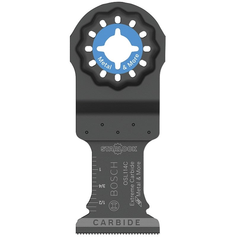 Bosch Starlock OSL114C Oscillating Blade, 1-1/4 in, Carbide, 4 in L