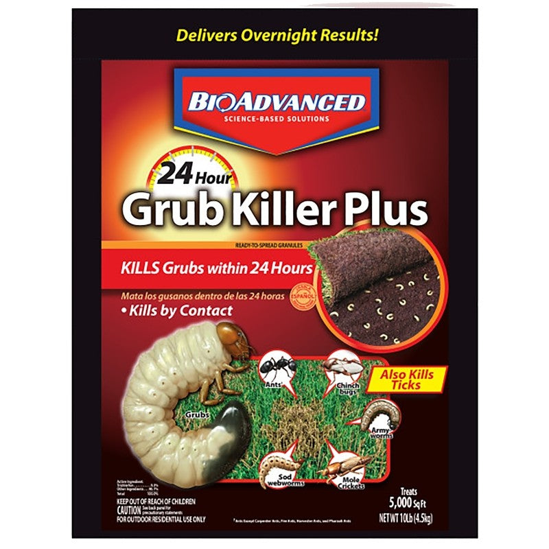BioAdvanced 700740M Grub Killer, Granular, 10 lb Bag