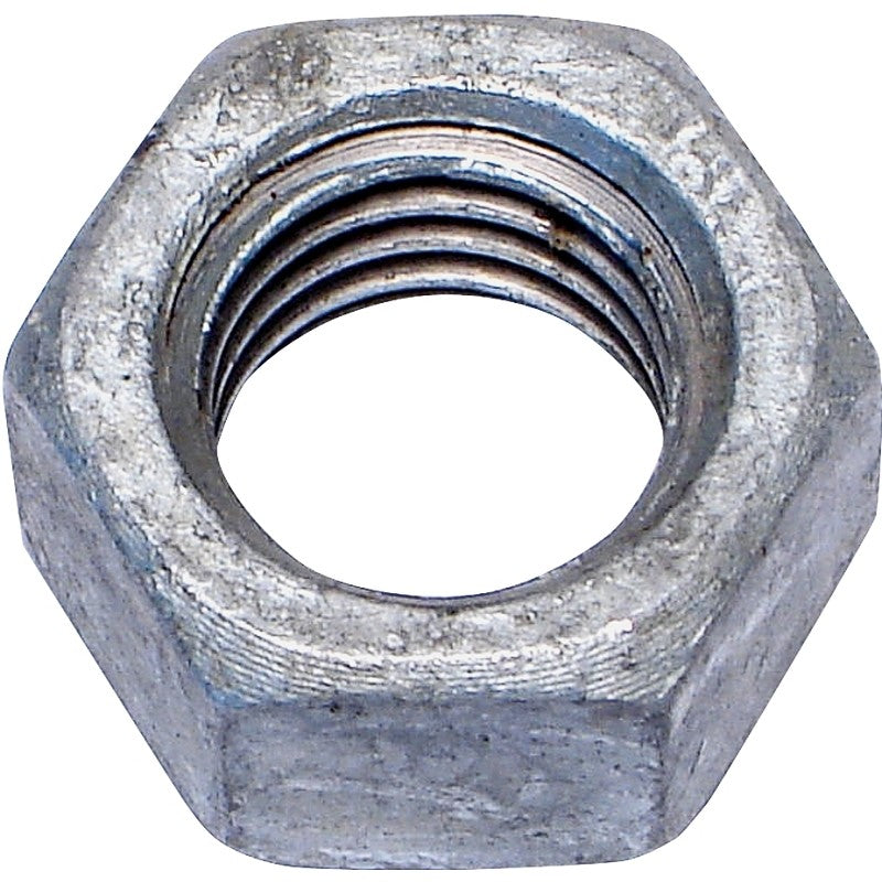 Midwest Fastener 05618 Hex Nut, Coarse Thread, 1/2-13 Thread, Galvanized