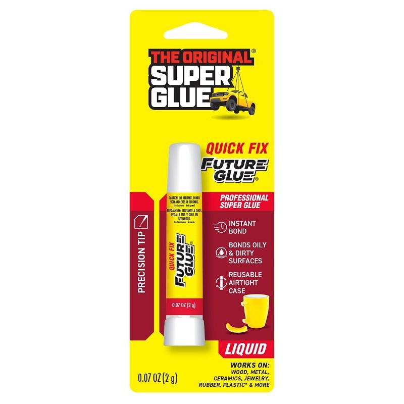 The Original Super Glue 15030 Super Glue, Liquid, Clear, 0.07 oz Tube