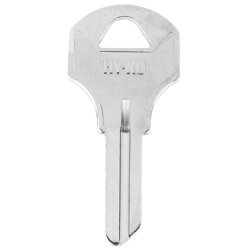 Hy-Ko 11010CO12 Key Blank, Brass, Nickel-Plated, For: Corbin/Russwin CO12 Locks (Pack of 10)
