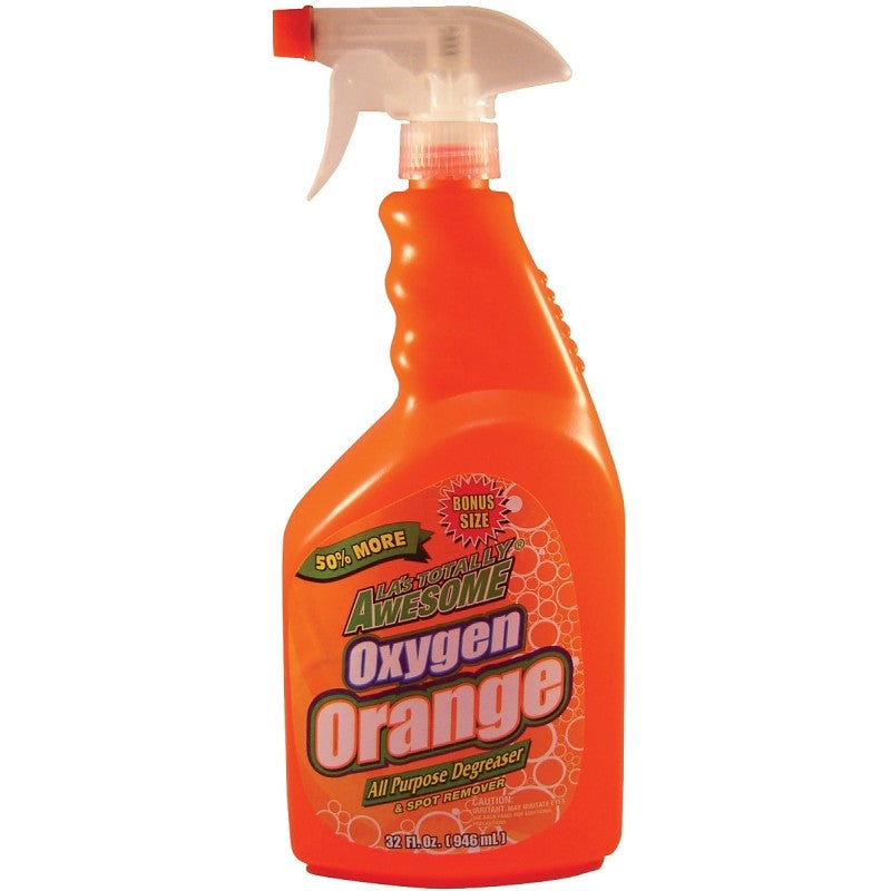 LA's TOTALLY AWESOME 361 All-Purpose Cleaner and Degreaser, 32 oz Spray Bottle, Liquid, Orange (Pack of 12)