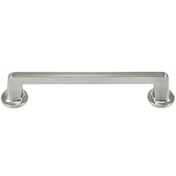 Laurey Princeton Series 13328 Cabinet Pull, 30 mm L Handle, 7.5 mm H Handle, Satin Nickel