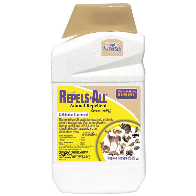 Bonide Repels All 237 Animal Repellent Bottle, Concentrated