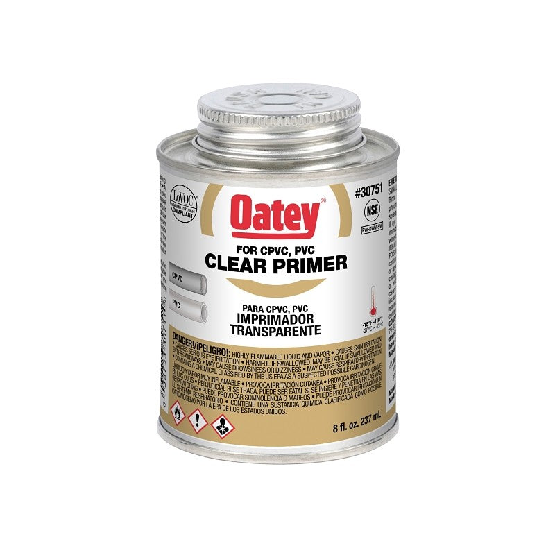 Oatey 30751 Primer, Liquid, Clear, 8 oz (Pack of 24)