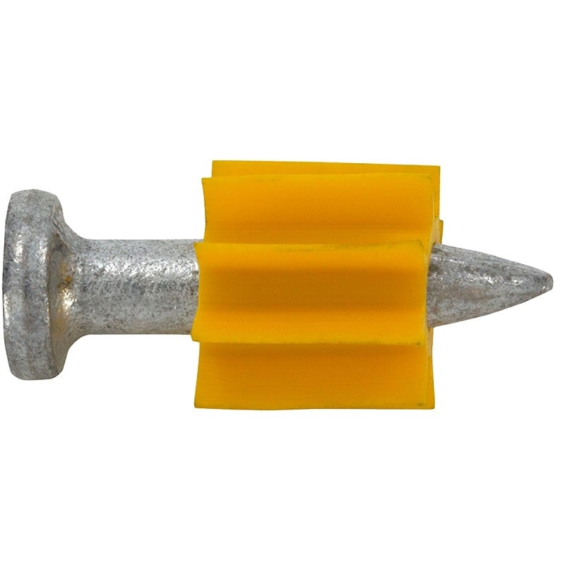 DEWALT 50022-PWR Powder Actuated Pin, 0.145 in Dia Shank, 3/4 in L, Steel/Plastic