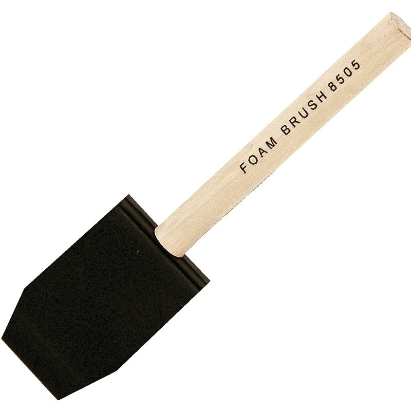 ProSource 850510 Paint Brush, 1 W in Brush, Foam Brush, Wood Handle