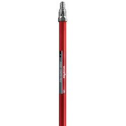 Wooster R070-48 Fixed-Length Pole, 15/16 in Dia, 4 ft L, Metal/Steel, Red