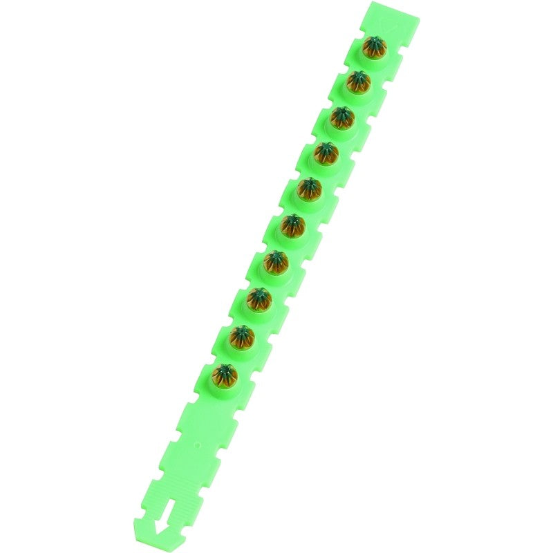 Ramset C3RS27 Powder Actuated Load Strip, Power Level: 3, Green Code, 10-Load, 0.27 in Dia, 1-1/2 in L (Pack of 6)