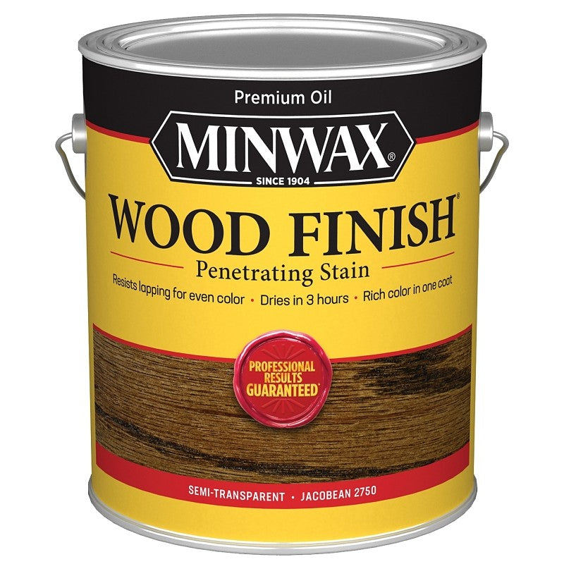 Minwax Wood Finish 710820000 Wood Stain, Jacobean, Liquid, 1 gal, Can (Pack of 2)