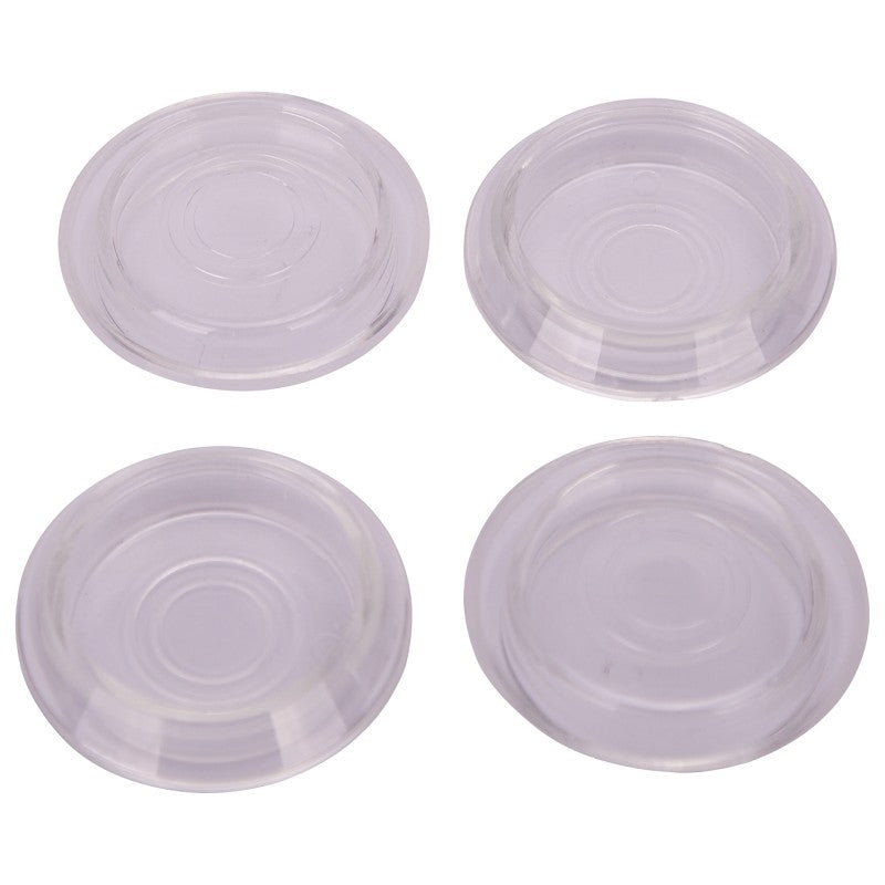 ProSource FE-50800-PS Furniture Glide, Plastic, Clear, Clear, 2-1/4 x 2-1/4 x 9/16 in Dimensions