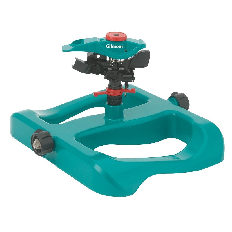Gilmour 842003-1001 Sprinkler with Base, 5670 sq-ft, Circular, Spray Nozzle, Polymer