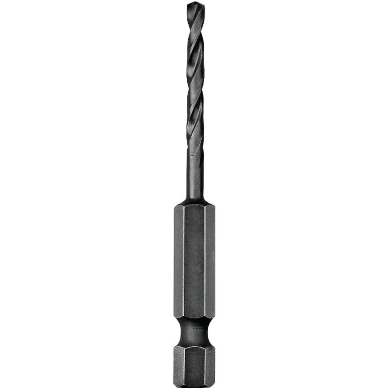 DEWALT DD5111 Impact Drill Bit, 11/64 in Dia, 2-15/16 in OAL, Spiral Flute, 1/4 in Dia Shank, Hex Shank