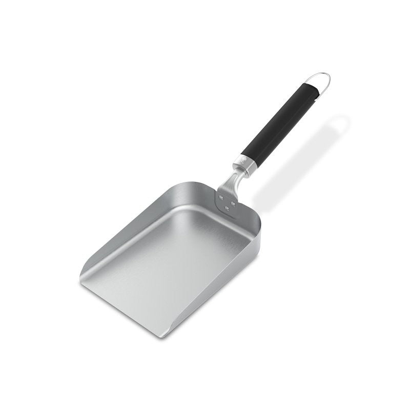 Weber 3400423 Griddle Scoop, Stainless Steel Blade, Stainless Steel Handle, Comfort Grip Handle, 6.3 in OAL