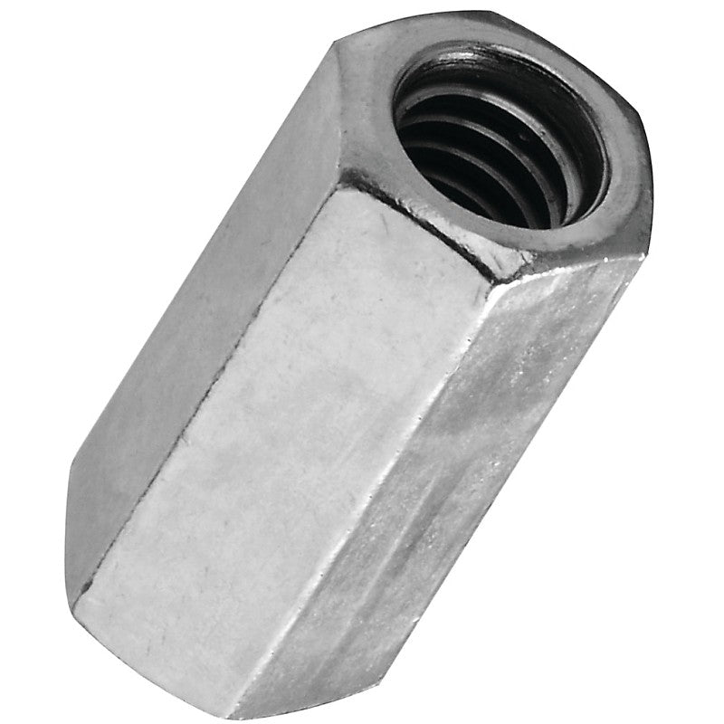 National Hardware 4003BC Series N182-667 Coupler, UNC Coarse Thread, 1/4-20 Thread, Steel, Zinc (Pack of 20)