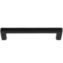 Laurey Cosmopolitan Series 73120 Cabinet Pull, 5.2 in L Handle, 0.31 in H Handle, 1.3 in Projection, Zinc, Matte Black