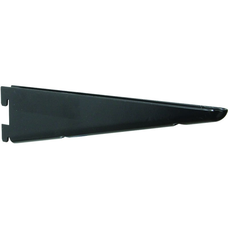 Knape & Vogt 182 Series 182 BLK 9 Shelf Bracket, 9.23 in L, Steel, Black