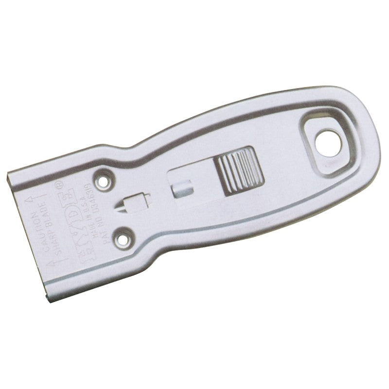 Hyde 13050 Glass Scraper, 1-1/2 in Blade, 4 in Handle, Steel Blade, 4-1/2 in OAL