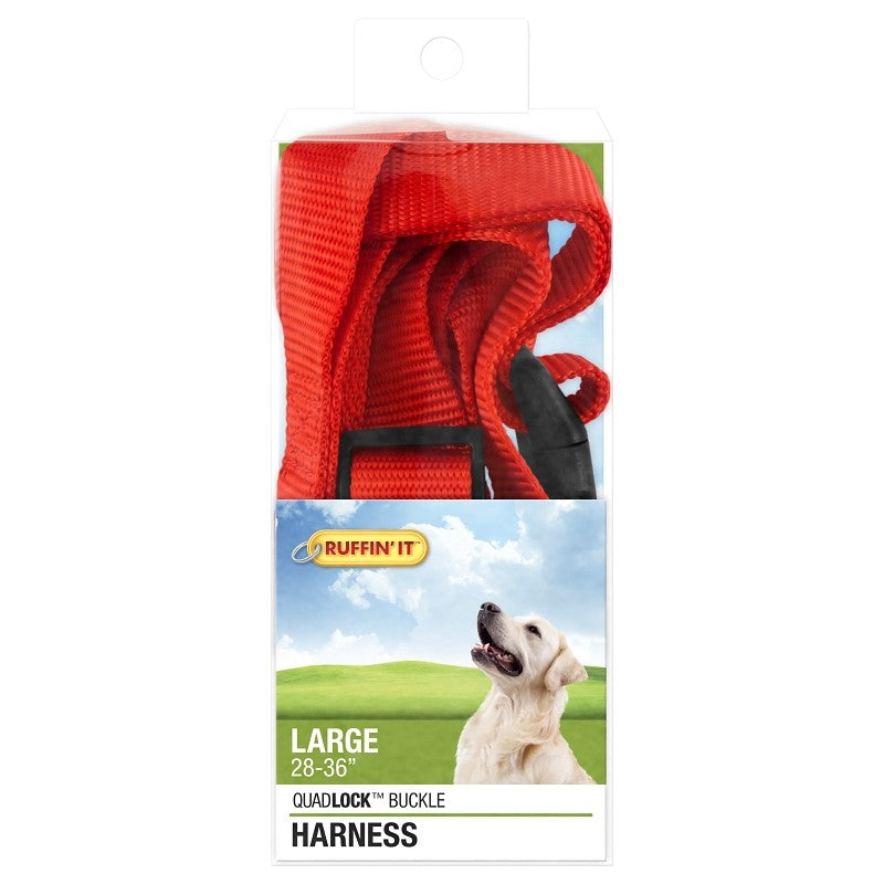 Ruffin'It 41476 Adjustable Harness, 1 in x 28 to 36 in, Buckle, Nylon, Assorted (Pack of 3)
