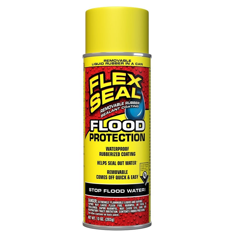 Flex Seal Flood Protection RFSYELR16 Spray, Liquid, Yellow, 10 oz