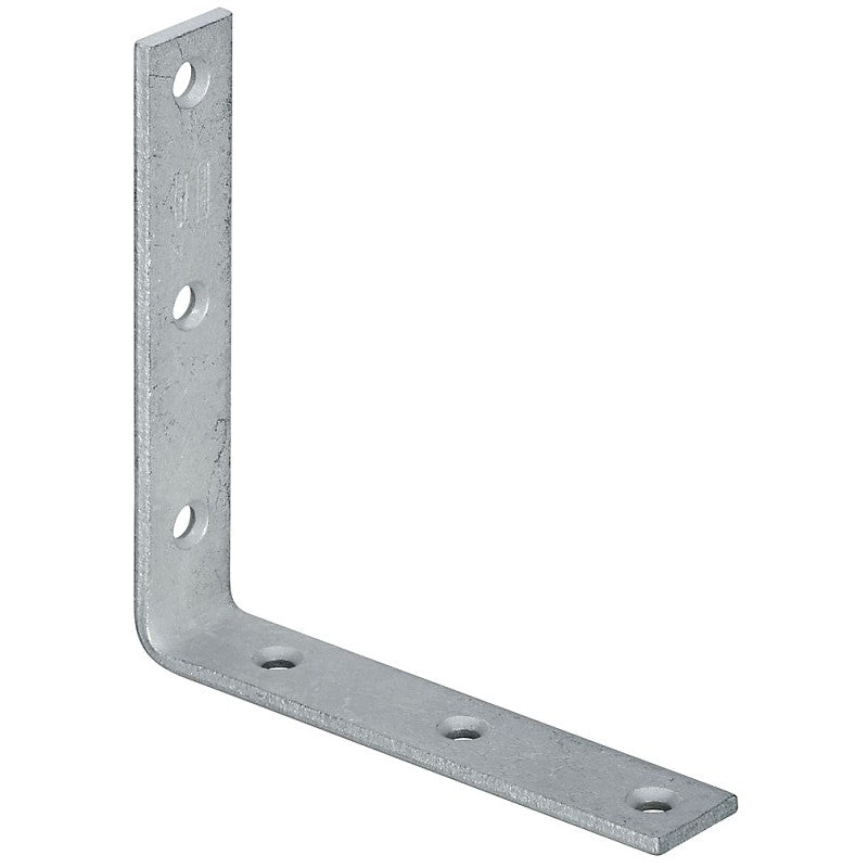 National Hardware 115BC Series N220-228 Corner Brace, 6 in L, 1-1/8 in W, 5.97 in H, Galvanized Steel