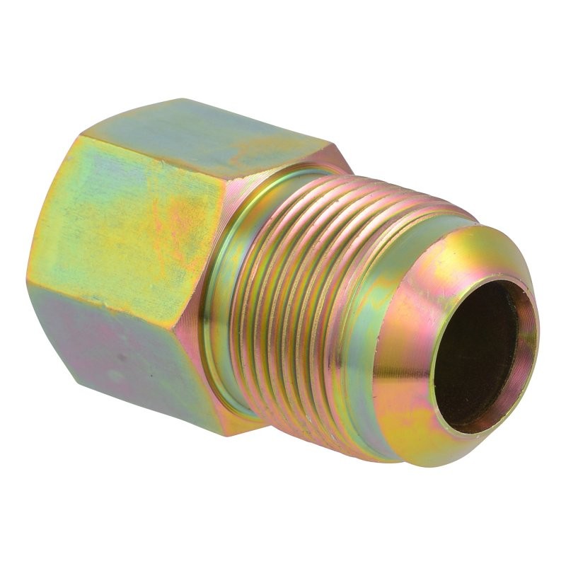 SharkBite 65709B Gas Connector, 5/8 x 1/2 in, Flare x FIP, Steel, Zinc, 1-1/2 in L