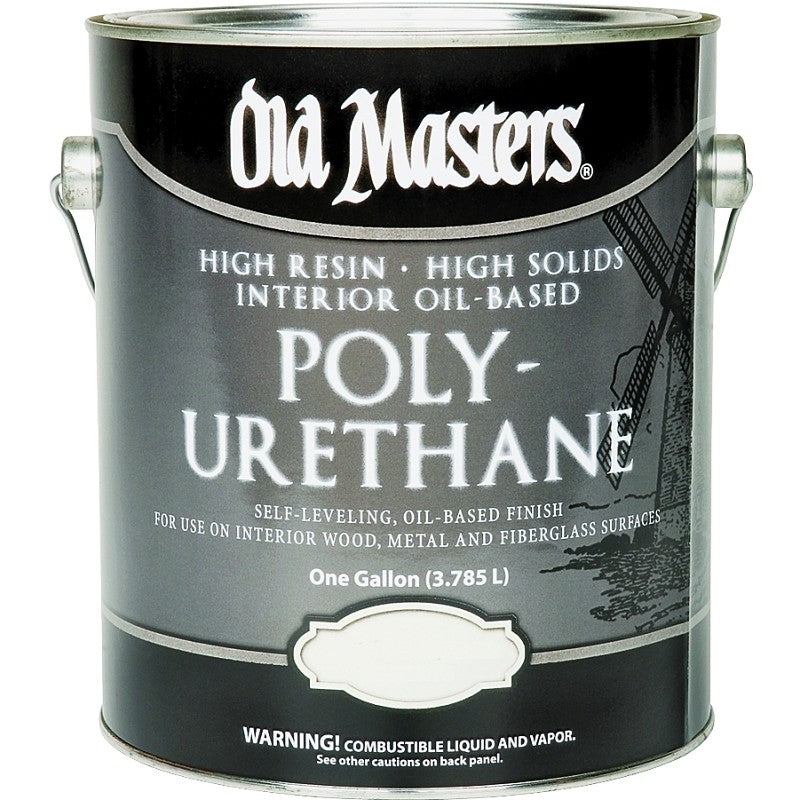 Old Masters 48301 Polyurethane, Satin, Liquid, Clear, 1 gal, Can (Pack of 2)