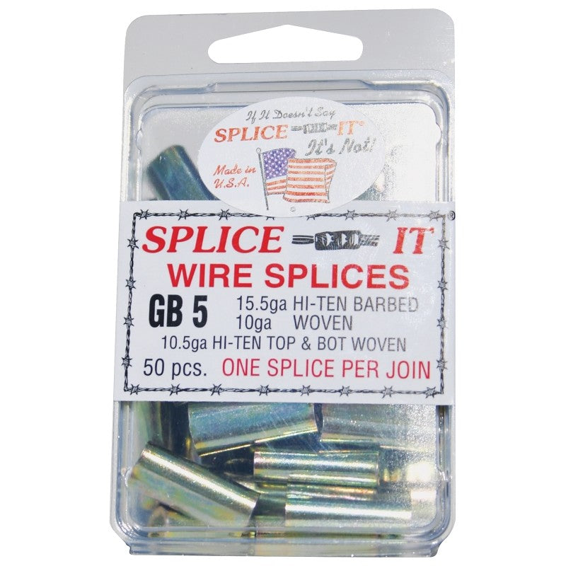 New Farm GB5 Wire Splice, Stainless Steel