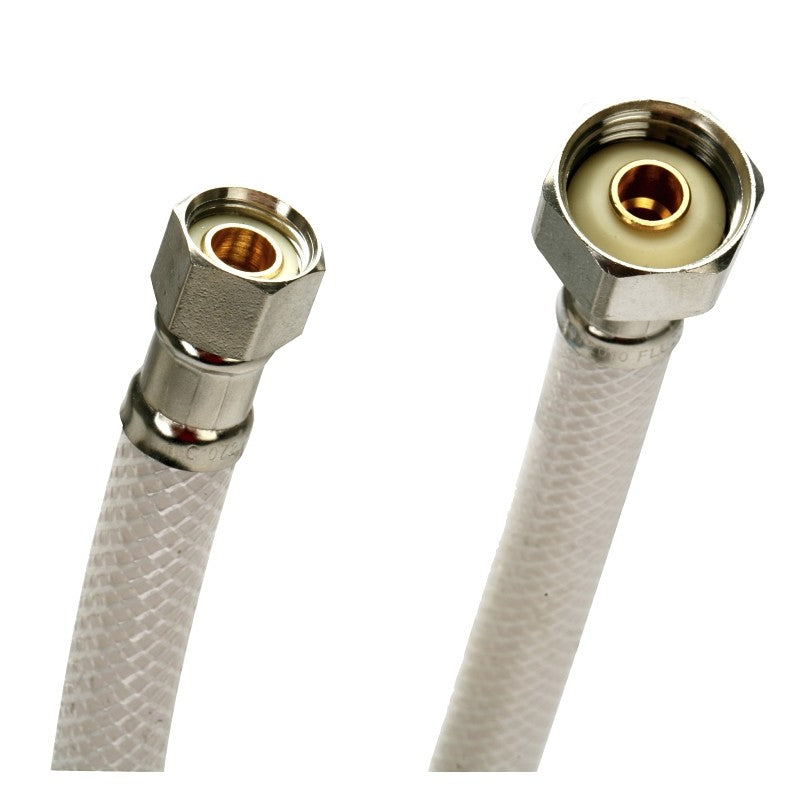 Fluidmaster B1FV16 Water Supply Connector, 3/8 x 1/2 in, Vinyl