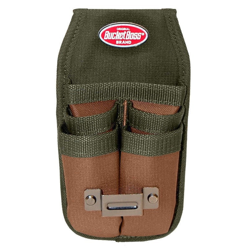 Bucket Boss 54184 Four-Barrel Sheath, 5-Pocket, Poly Ripstop Fabric, Brown/Green, 4-1/2 in W, 9 in H, 2 in D