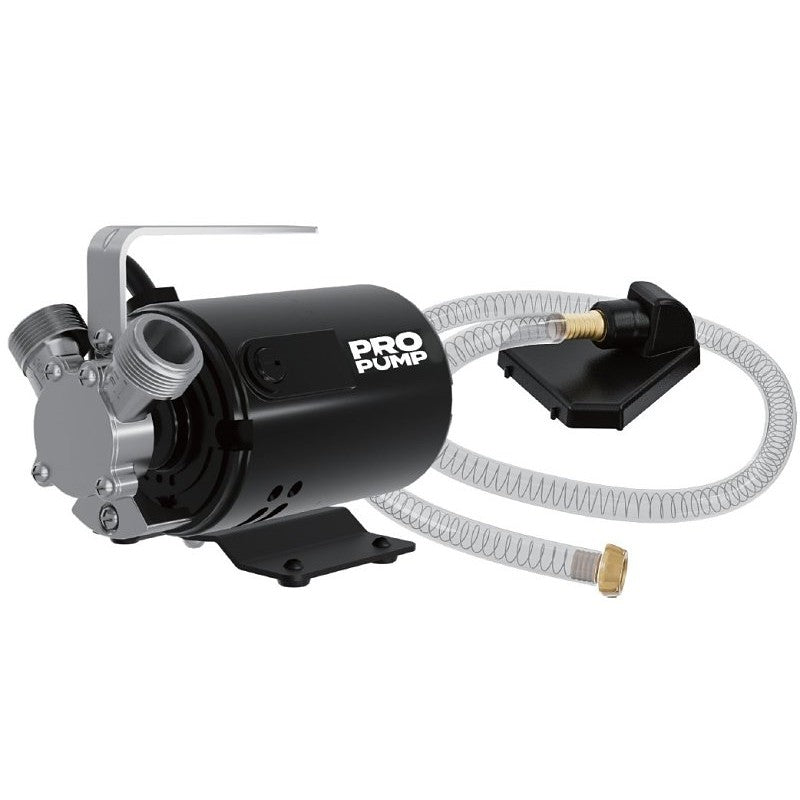 PROPUMP ZE00803 Transfer Pump, 1-Phase, 1.8 A, 115 V, 1/10 hp, 3/4 in Outlet, 360 gph, Aluminum/Brass