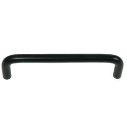 Laurey Tech Wire Series 34220 Cabinet Pull, 3.31 in L Handle, 1-3/16 in Projection, Steel, Matte Black