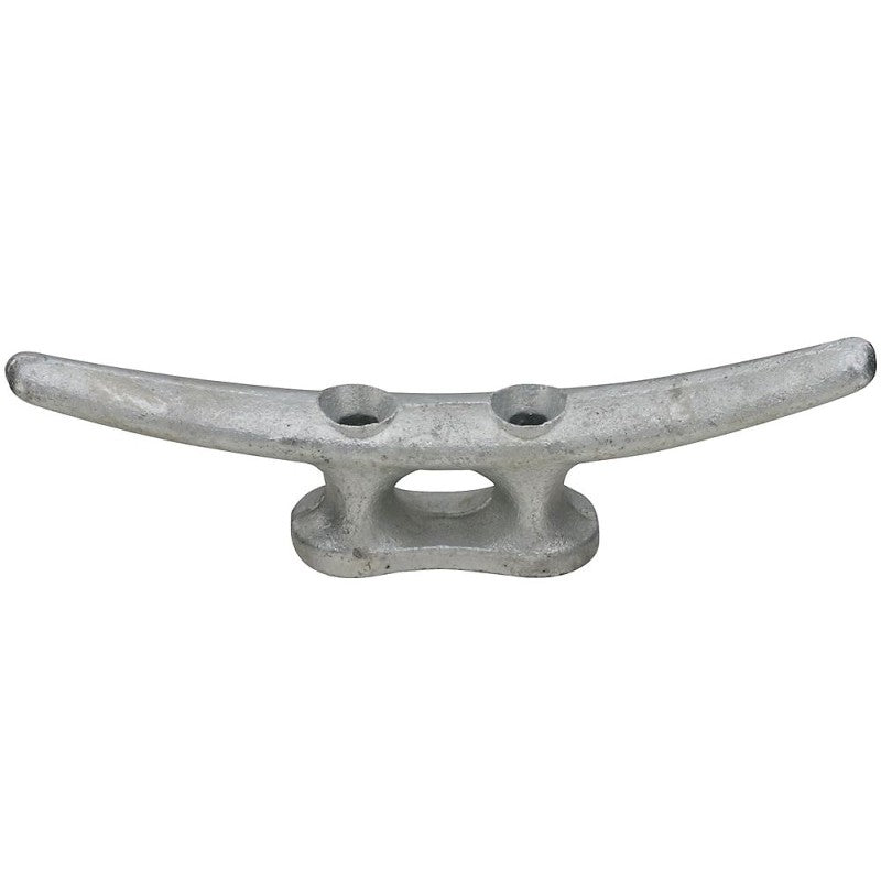 National Hardware DP3202BC Series N348-540 Rope Cleat, 8 in L x 1-1/2 in H Dimensions, Die-Cast Metal/Steel, Galvanized (Pack of 10)