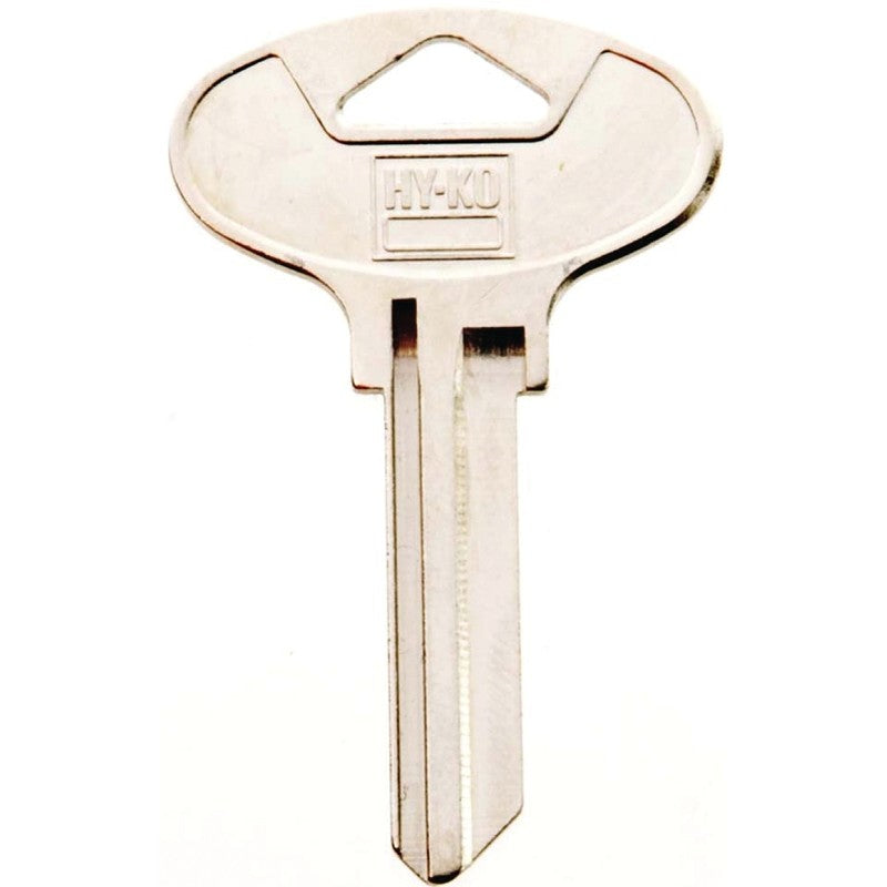 Hy-Ko 11010KW5 Key Blank, Brass, Nickel, For: Kwikset Cabinet, House Locks and Padlocks, KW5 Key Number (Pack of 10)